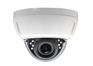 2MP уличная купольная  IP камера с моторизованным вариобъективом и ИК подсветкой до 25м